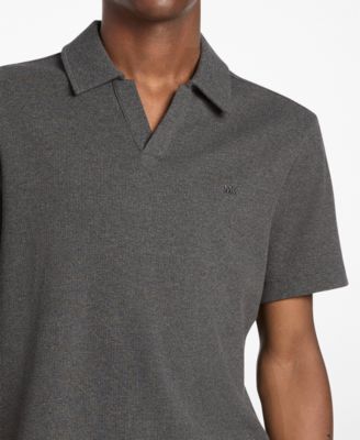 Men's Dense Rib Johnny Collar T-Shirt