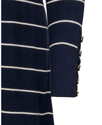 Women's Organic Long Sleeve Collared Sweater Dress