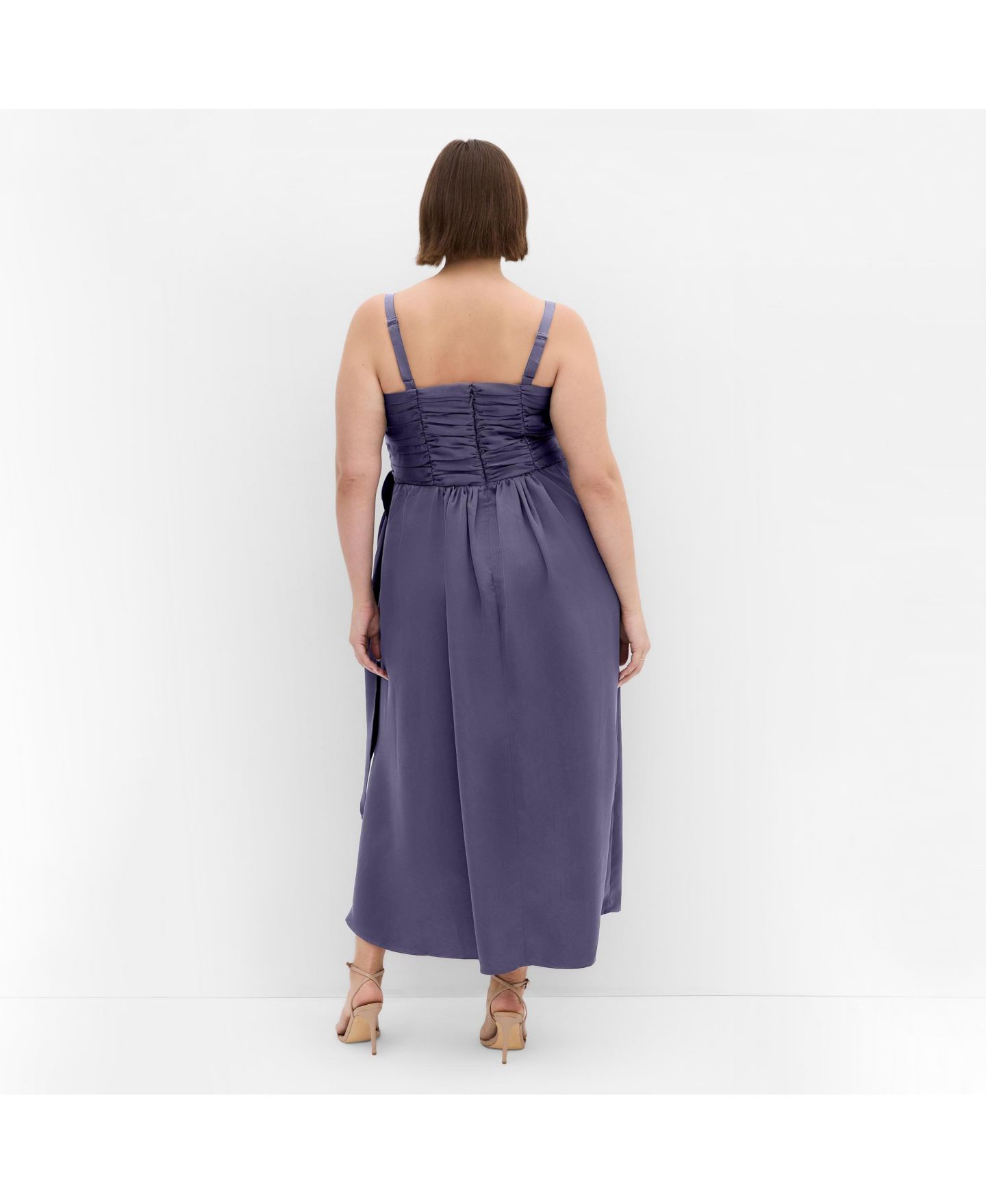 Женское платье CITY CHIC Plus Size Ania, цвет: Фиолетовый — фото 3