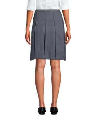 Women's Above the Knee Box Pleat Skirt