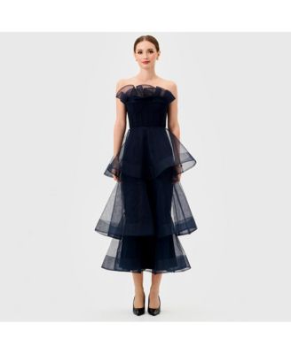 Women's Mae Tiered Ruffle Midi