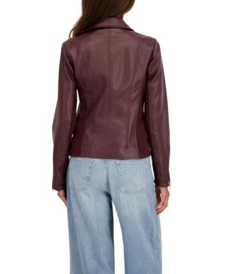 Women's Faux Leather Biker Jacket