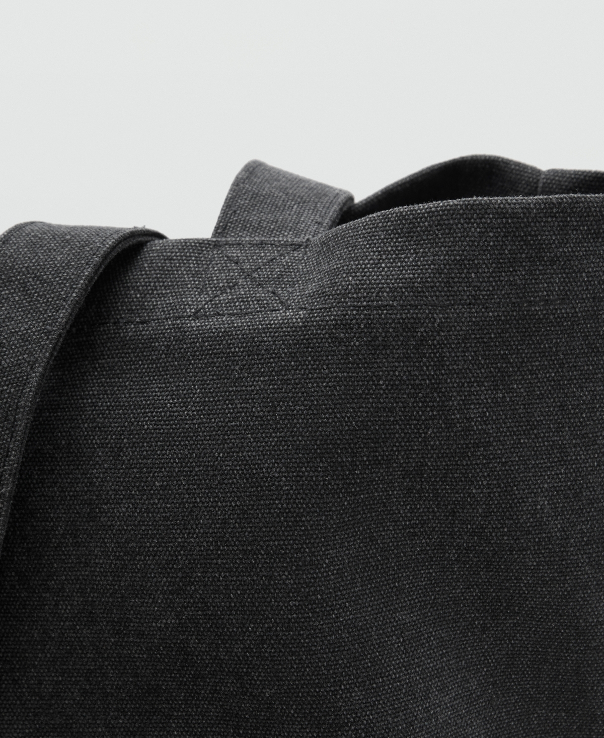 Mango Men's Cotton Tote Bag In Black