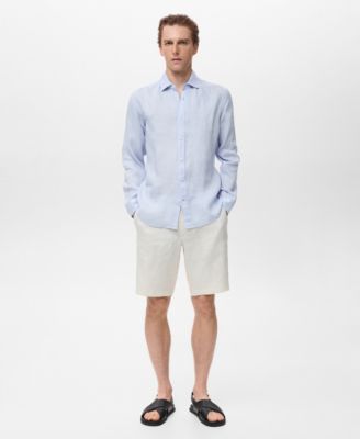 Men's Linen Long Sleeve Shirt