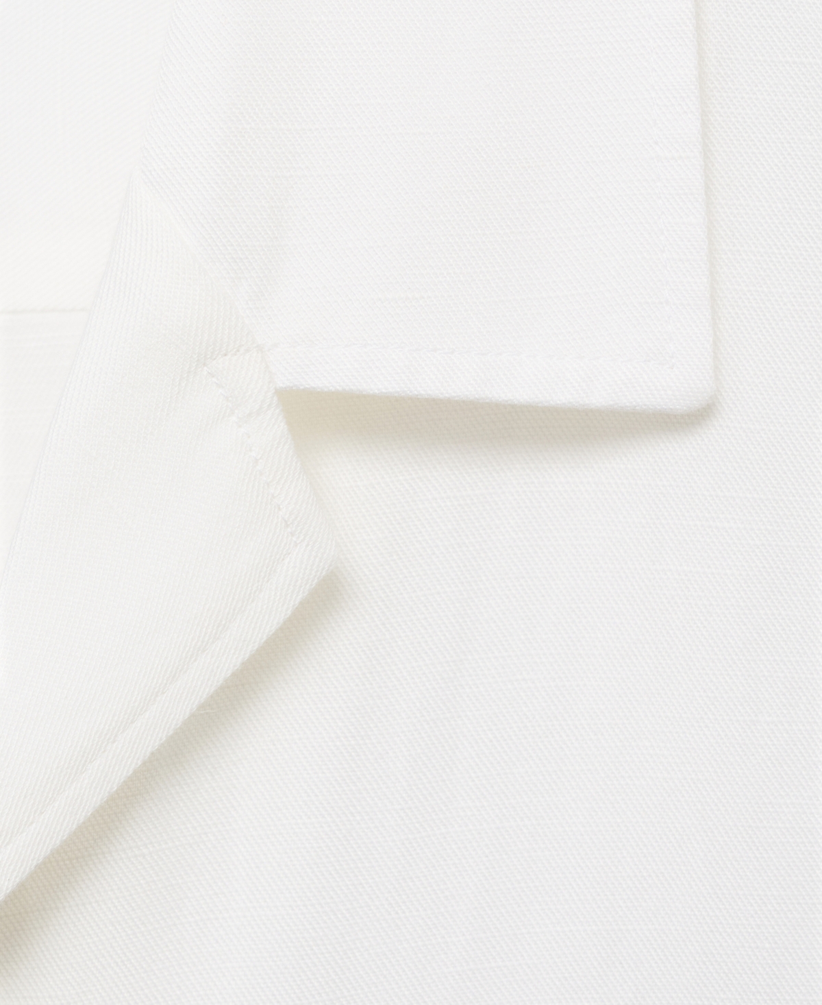 Mango Men's Regular-fit Linen Blend Shirt In White