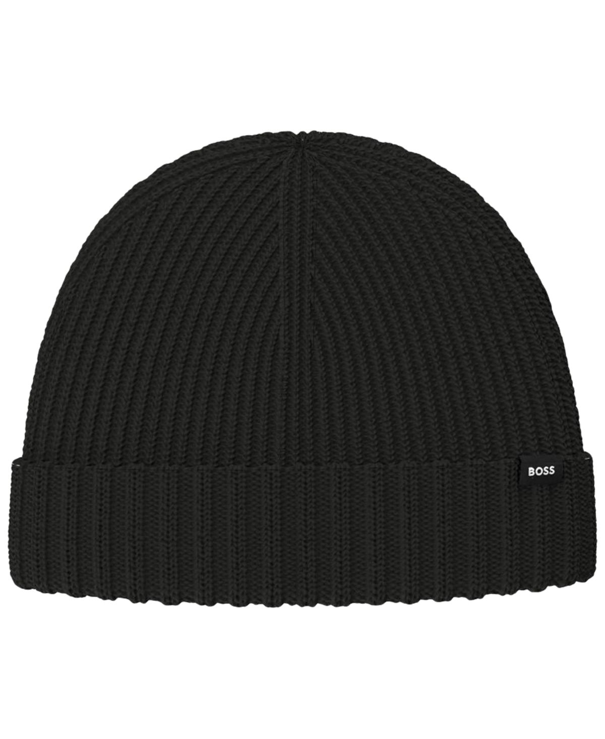 Мужская шапка в рубчик Hugo Boss