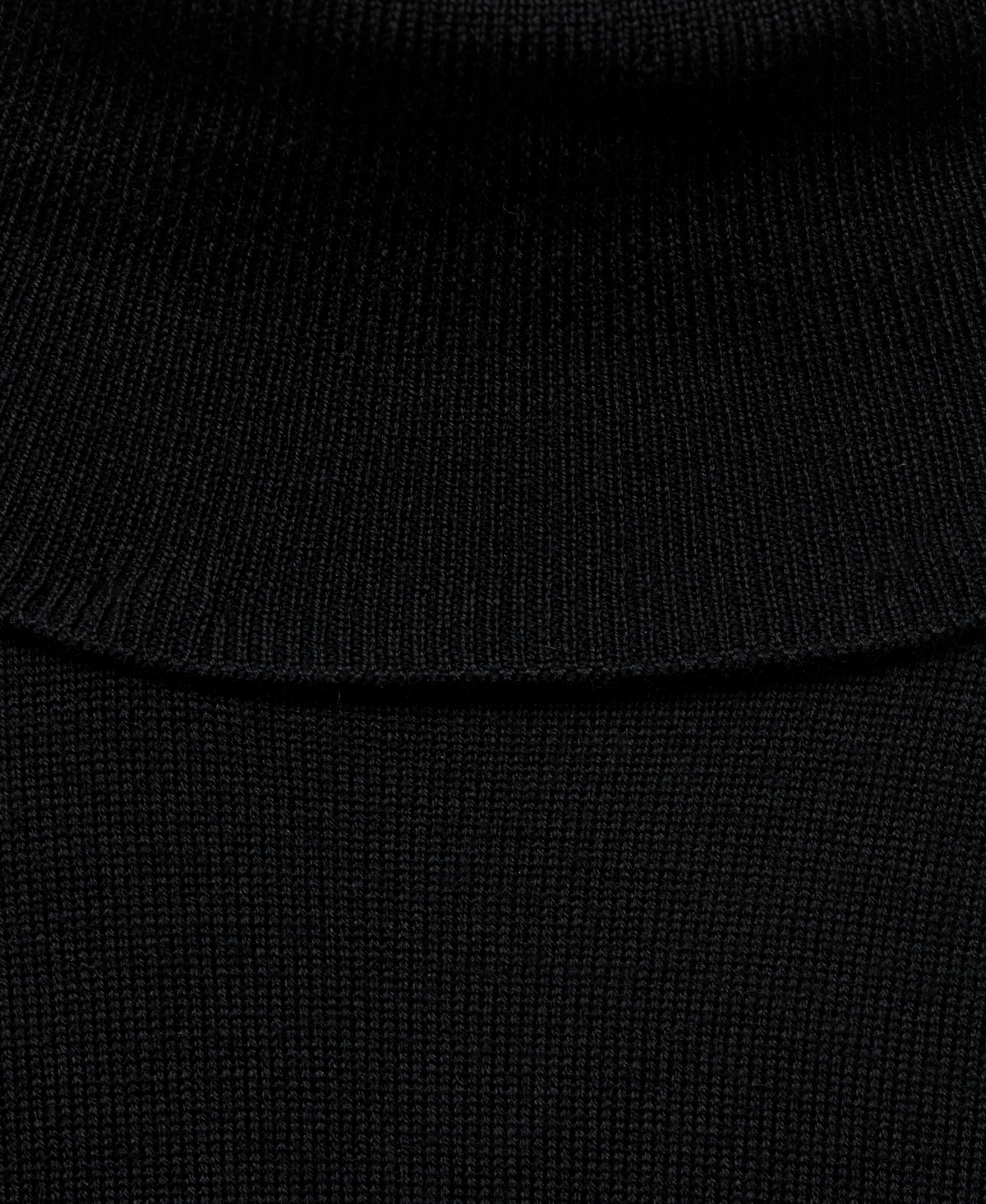 Mango Turtleneck Wool Sweater In Black