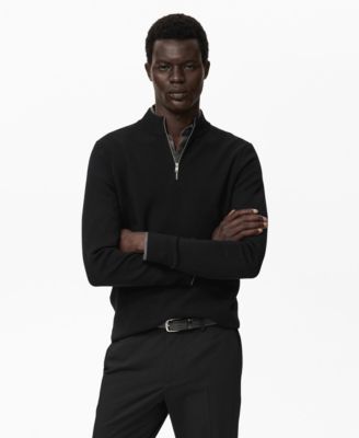 MANGO - Men's Perkins Neck Knitted Sweater