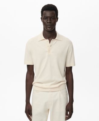 MANGO - Men's Cotton Knitted Polo Shirt
