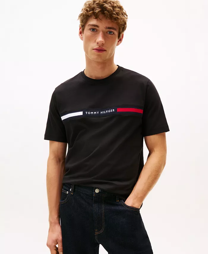 Men's Chest Insert Logo Short-Sleeve T-Shirt - thumbnail 9