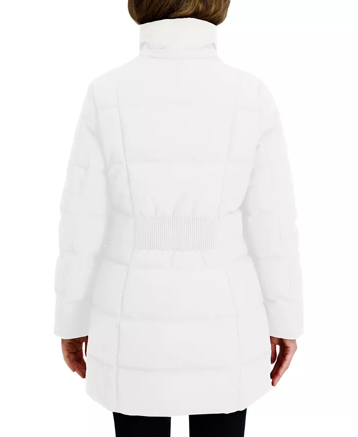 Women's Faux-Fur-Trim Hooded Puffer Coat - thumbnail 4