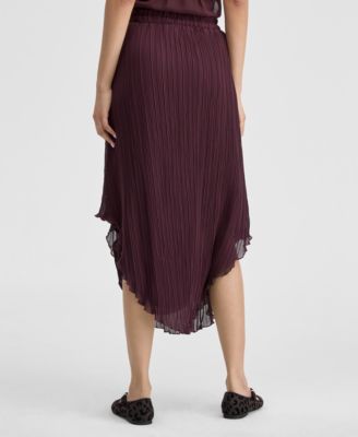 Tie-Front Top & Pleated Skirt, Macy's Exclusive