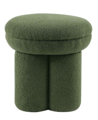 Ronan 18" Mushroom Upholstered Ottoman