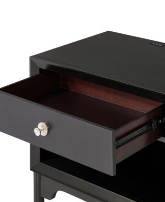 Forma 26" Solid Wood 1-Drawer Nightstand with Touch Light