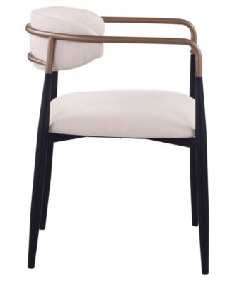 2-Pc. Darcy Metal Upholstered Dining Chair Set