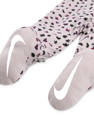 Baby Girls' Printed Crewneck Coverall