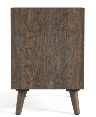 Orelo 24.5" Wood 2-Drawer Nightstand