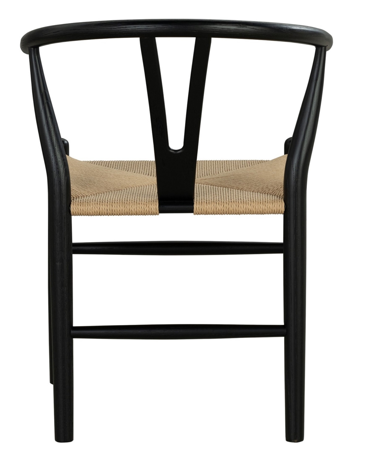 Furniture Of America 2-pc. Farre Solid Wood Rounded Side Chair Set In Black