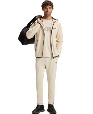 Men's Active Stretch-Gabardine Zip-Up Hoodie