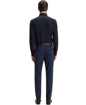 Men's Performance-Stretch Slim-Fit Dress Shirt