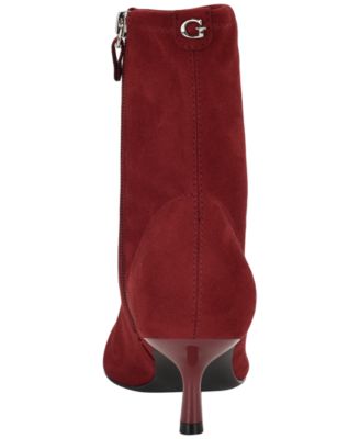 Women's Yanka Pointed Toe Kitten Heel Dress Booties