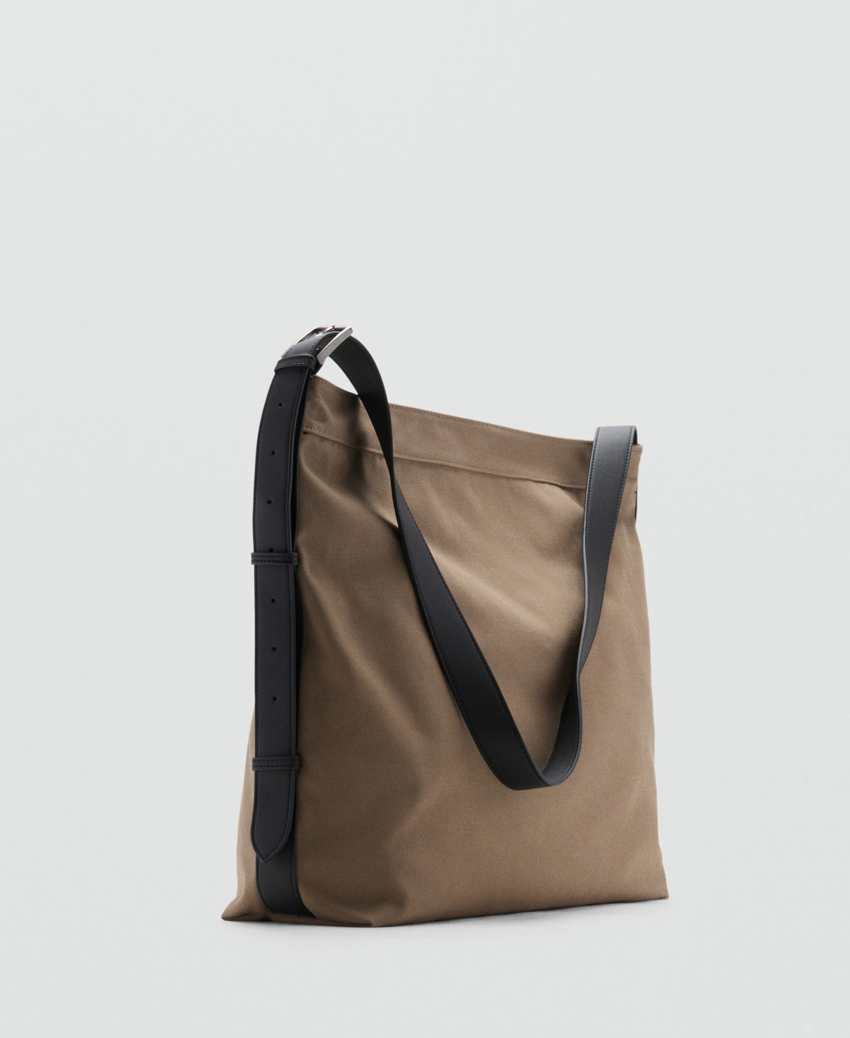 Mango Men's Adjustable Handle Shopper Bag In Sand
