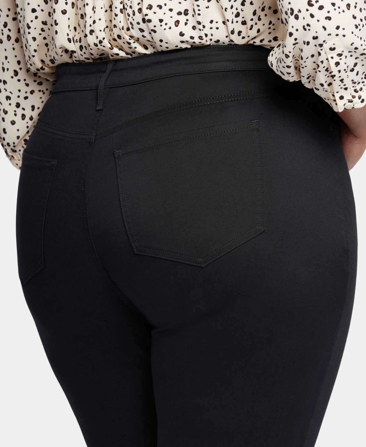 Nydj Plus Size Joni Relaxed Capri Jeans In White
