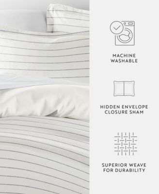 Timeless Pattern Reversible 3-Pc. Duvet Cover Set, Full/Queen