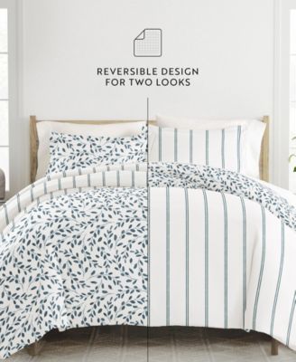 Timeless Pattern Reversible 2-Pc. Duvet Cover Set, Twin/Twin XL