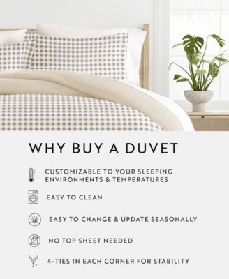 Timeless Pattern Reversible 2-Pc. Duvet Cover Set, Twin/Twin XL