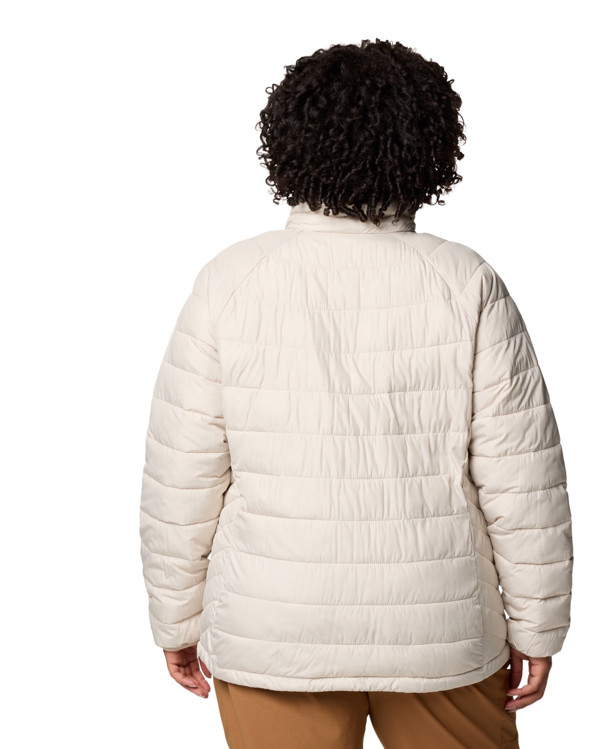 Columbia Plus Size Powder Lite Ii Full Zip Insulated Jacket In Gray