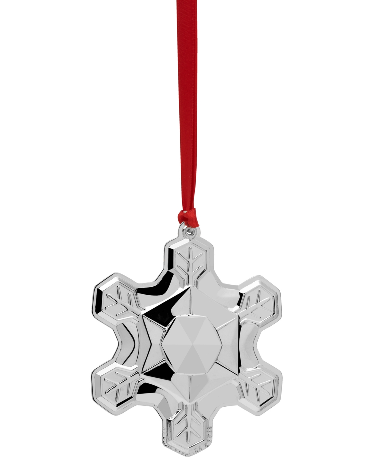 Gorham 2025 Sterling Silver Snowflake Ornament, 56th Edition In Silver