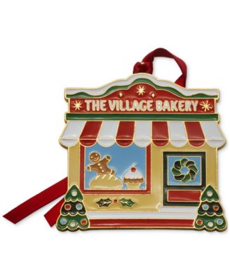 2025 Gold-Plated Enameled Bakery Ornament, 2nd Edition