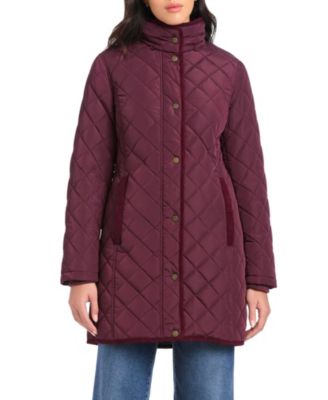 Women's Long Mini Quilt Coat