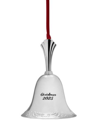 2025 Silver-Plated Grande Baroque Bell Ornament, 31st Edition