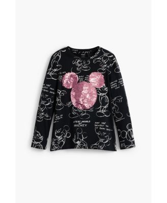 Girls Girls's Mickey sequin T-shirt