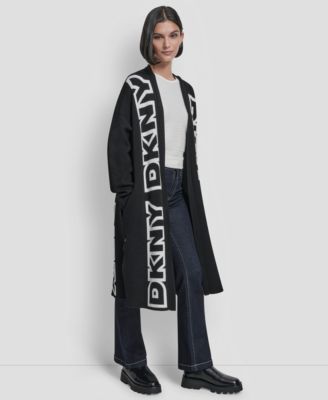 Women's Exploded Logo Oversized Cardigan Sweater