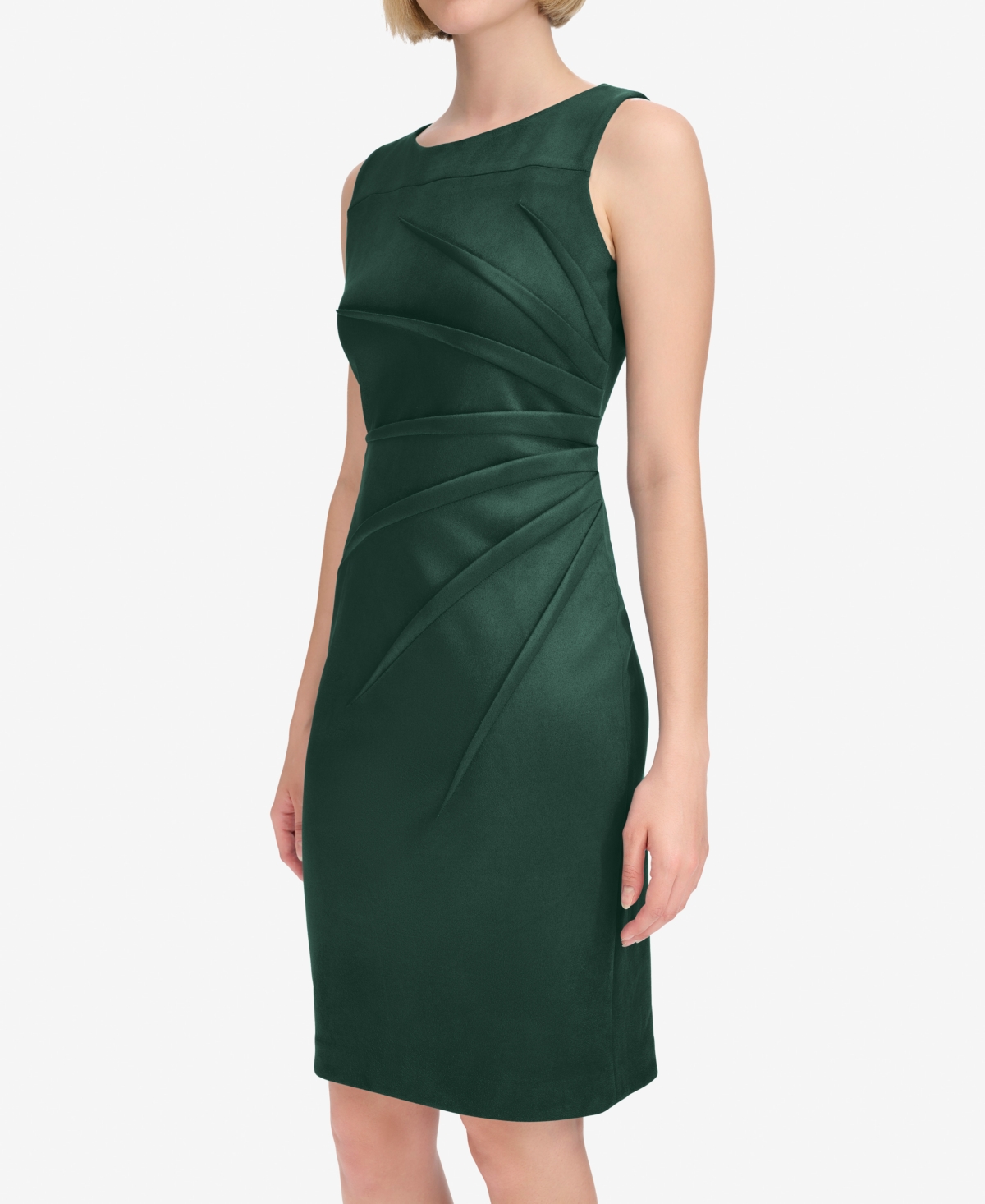 Calvin Klein Women's Starburst Sleeveless Dress In Green