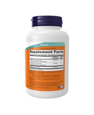 Magnesium & Potassium Aspartate with Taurine ,120 Caps