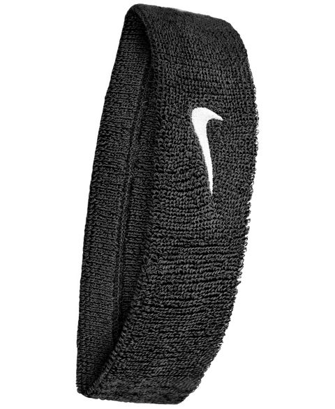 Аксессуары для волос Nike Unisex Swoosh Classic Headband, цвет: Чёрный