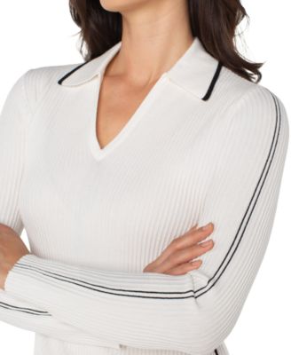 Women's Long Sleeve V-Neck Sweater