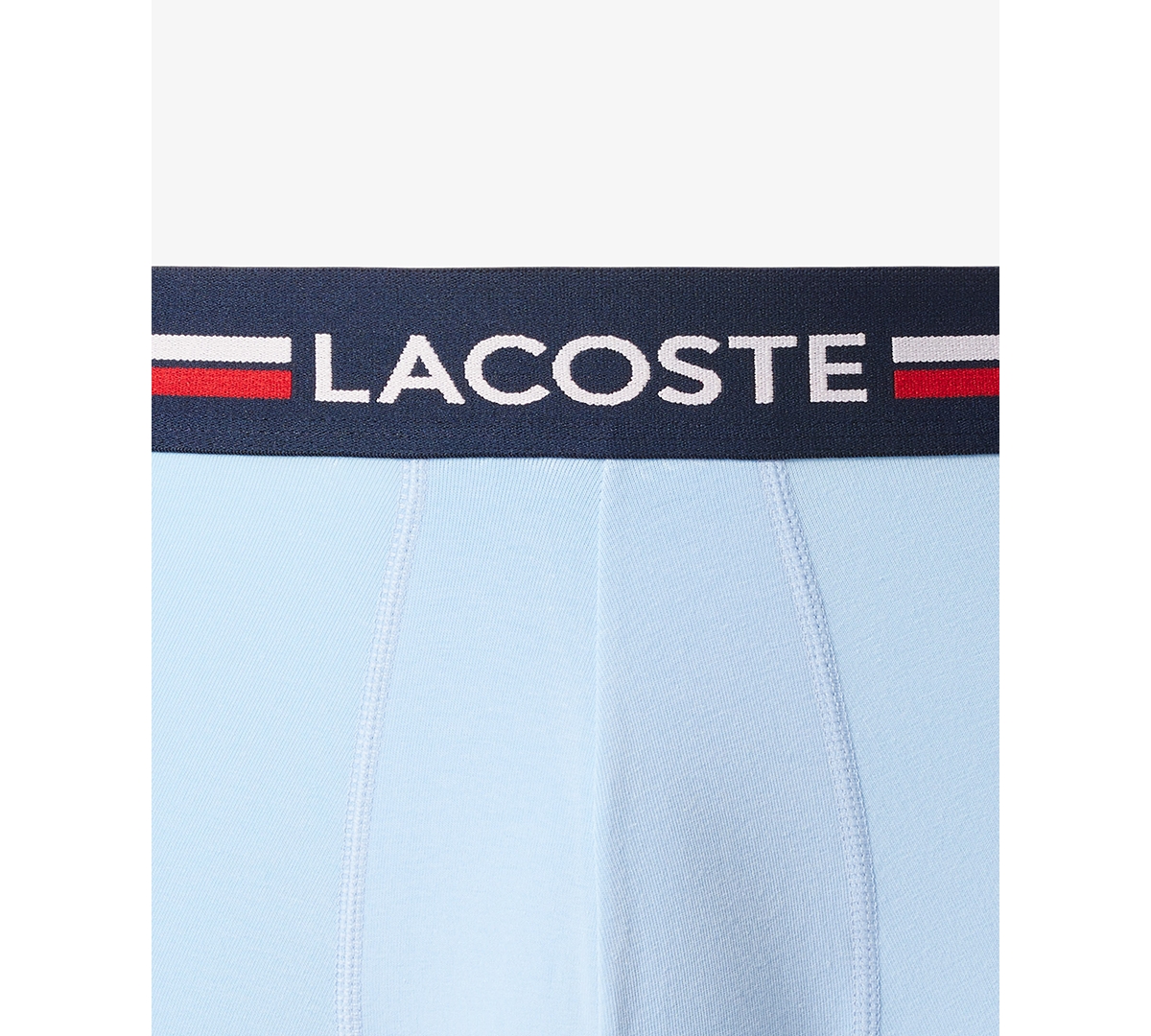 Lacoste Men's 3-Pack Regular-Fit Stretch French Flag Boxer Briefs