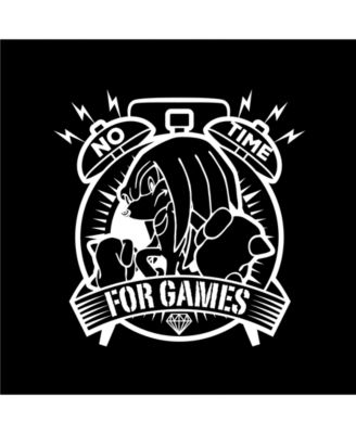 Boys Bioworld Knuckles No Time For Games Youth Black Hoodie