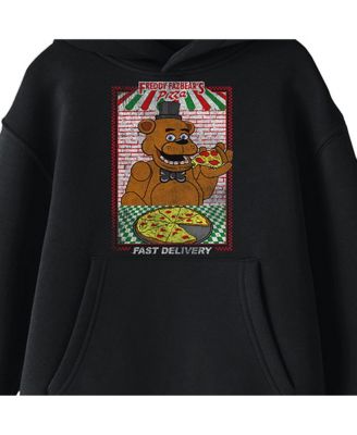 Boys Bioworld Fazbear's Pizza Fast Delivery! Youth Black