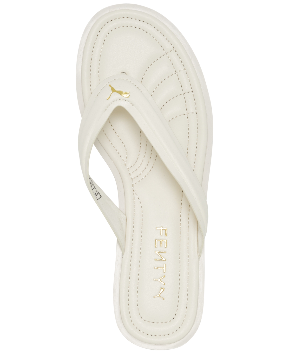 Puma X Fenty Cat Cleat Jelly Sandal In Neutral