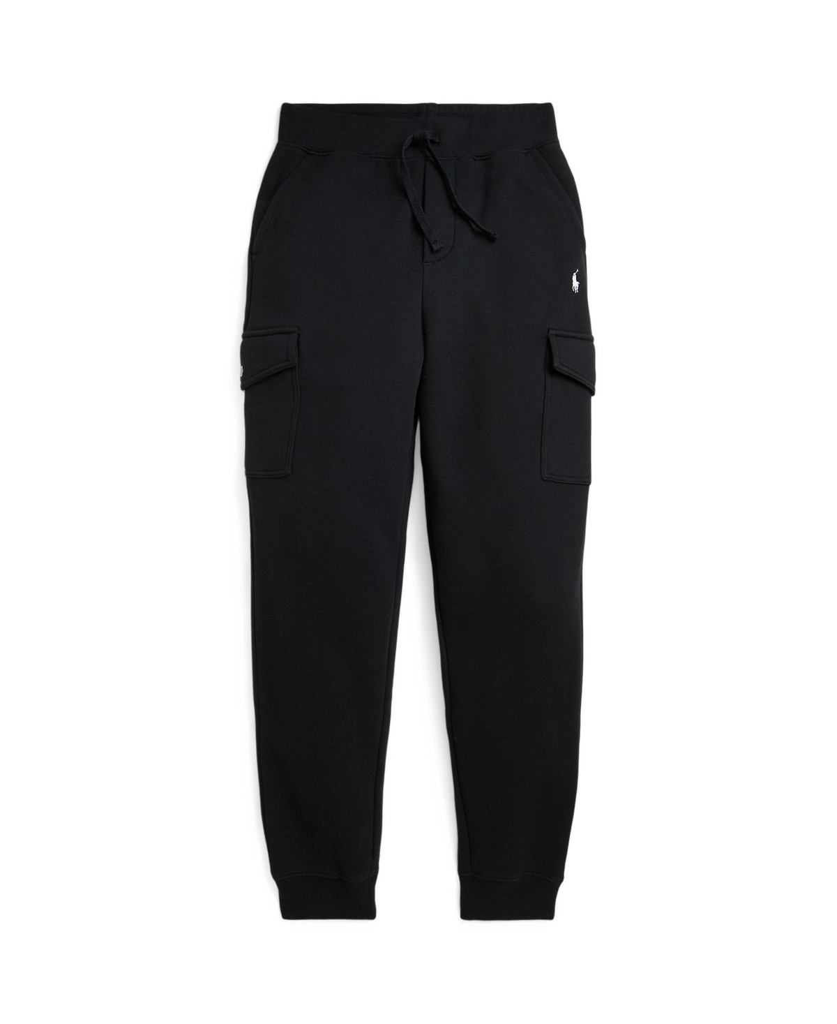 Polo Ralph Lauren Big Boys Fleece Cargo Jogger Pants In Black