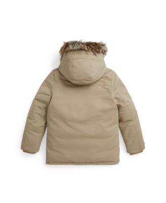 Big Boys Faux-Fur-Trim Down Parka