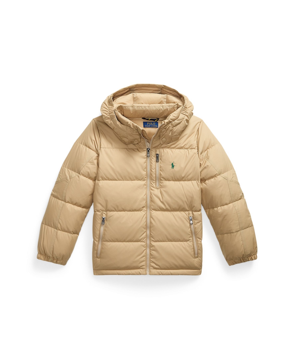 Polo Ralph Lauren Big Boys Ripstop Down Hooded Jacket In Neutral