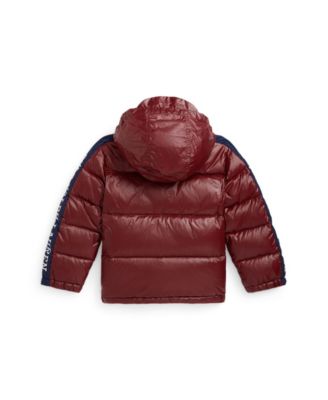 Toddler and Little Boys Logo Down Hooded Jacket