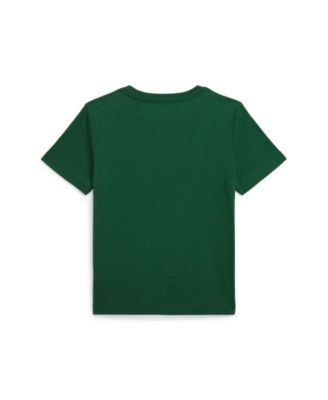 Toddler and Little Boys Logo Cotton Jersey Pocket T-Shirt